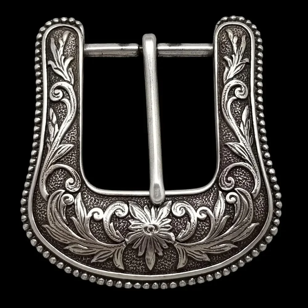 Belt Buckle ARIAT Pin Buckle Dress Up Western Filigree 3 inch Wide Rope Edge USA